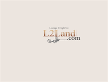 Tablet Screenshot of l2land.com